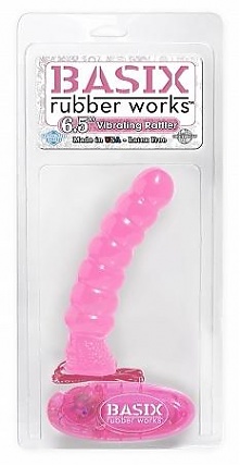 Basix Pink 6.5" Vibrating Rattler