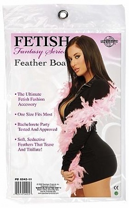 Fetish Fantasy Feather Boa Pink
