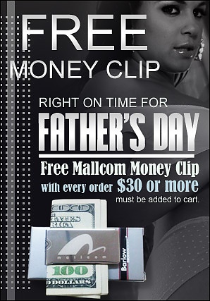 Free Money Clip - With $30 Purchase