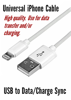 Usb Cable For Iphone - 3 Feet
