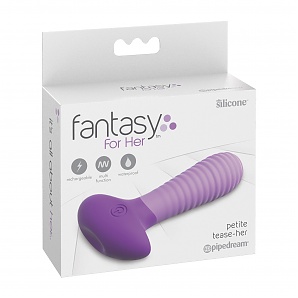 Fantasy For Her - Petite Tease Her Silicone Rechargeable Waterproof Vibrator Purple