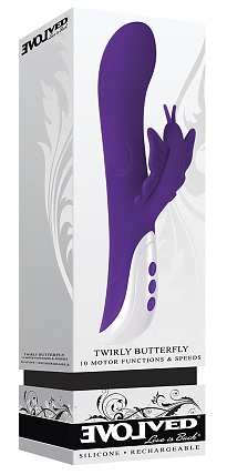 Evolved Twirly Butterfly - Purple