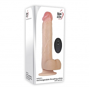 Adam'S Rechargeable Thrusting Dildo W/ Remote