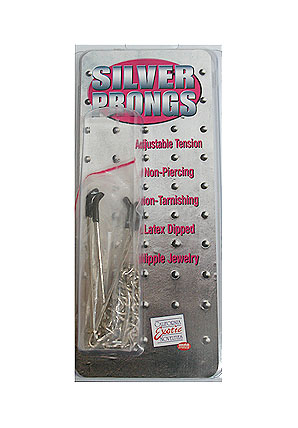 Silver Prongs Nipple Clamps