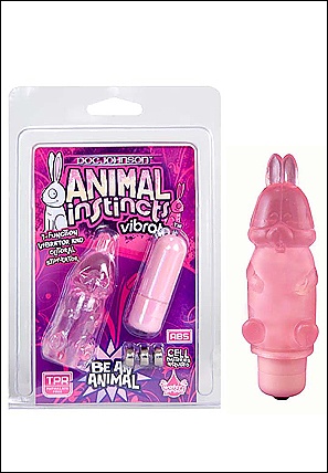 Animal Instincts Vibrator -Pink Rabbit