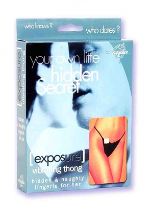 Exposure-Vibrating Thong