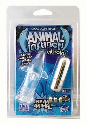 Animal Instincts Dolphin Clear