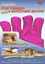 Five Finger Massage Glove Left Handed Fuchsia (103989.0)