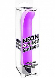 Neon Xl G Spot Softee Vibrator - 10 Inch Purple (104441.0)