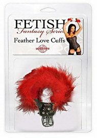 Fetish Fantasy Feather Love Cuffs Red (105118.0)