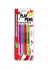 Play Pens Edible Body Paint Brushes 4 Delicious Flavors (105860.0)