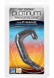 Platinum Silicone P Wand - Charcoal (114795.0)