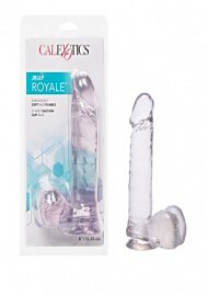 Jelly Royale Dong With Suction Cup 6 Inch Clear (186839.0)